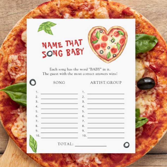 Pizza Baby-Dusche - Benennen Sie das Baby Song (Von Creator hochgeladen)
