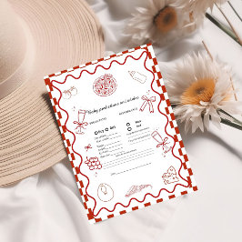 Pizza Baby Vorhersage Kinderspielkarte Hinweiskarte