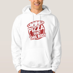 Pizza baute diesen Körper Hoodie