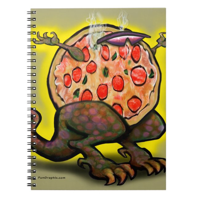 Pizza Beast Notizblock (Vorderseite)