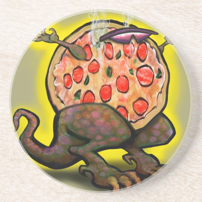 Pizza Beast Untersetzer (Vorne)