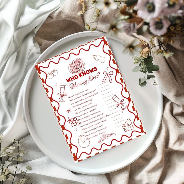 Pizza bébé Thème grossesse baby shower carte de je (Créateur téléchargé)