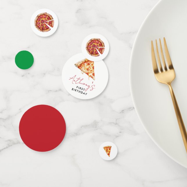 Pizza Birthday Konfetti (Gruppe)