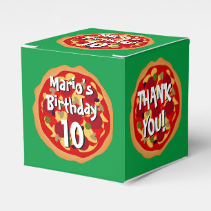 Pizza Birthday Party Gefallen Mysterikbox für Kind Geschenkschachtel