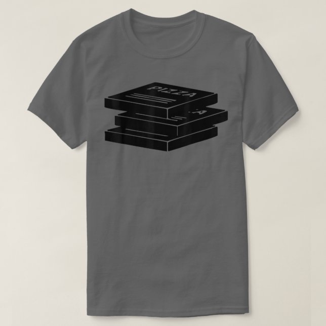 Pizza Box Stack T-Shirt (Design vorne)
