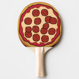 Pizza-Brett-Klingeln Pong Paddel Tischtennis Schläger