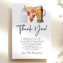 Pizza Brews und Diapers auch! Babyparty