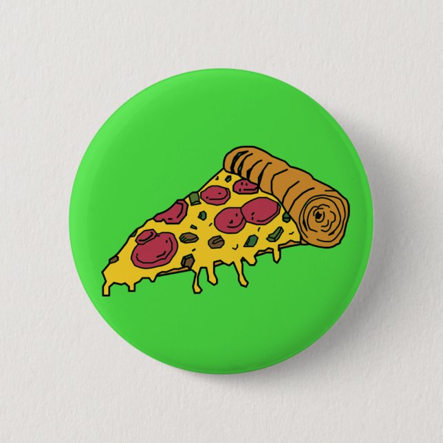 Pizza-Button Button (Vorderseite)