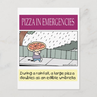 Pizza card-c postkarte