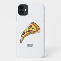 Pizza Cartoon Illustration
