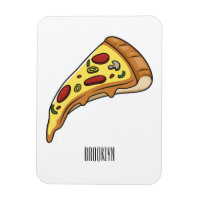 Pizza Cartoon Illustration