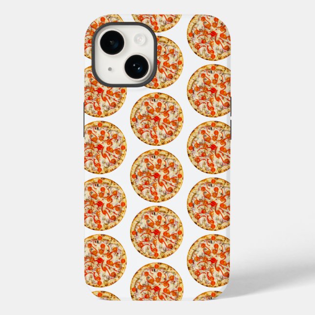 Pizza Case-Mate iPhone 14 Hülle (Rückseite)