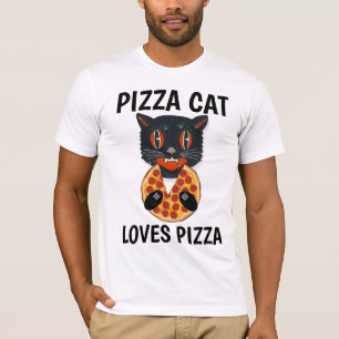 PIZZA CAT Funny T - Shirt
