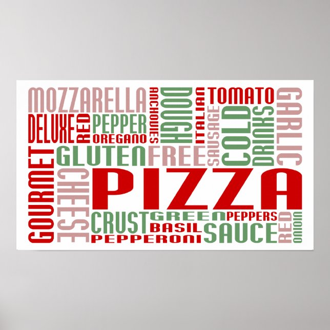 Pizza chitChat Poster (Vorne)