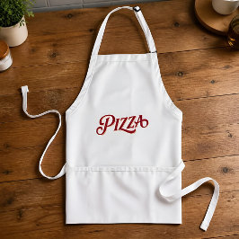Pizza Classic Schriftzug Italienisches Essen Feier Schürze