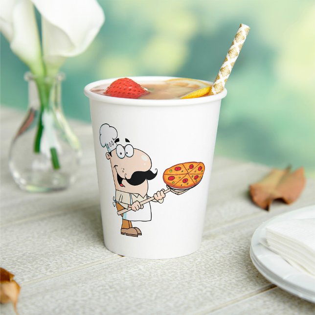 Pizza Cook Pappbecher (Von Creator hochgeladen)
