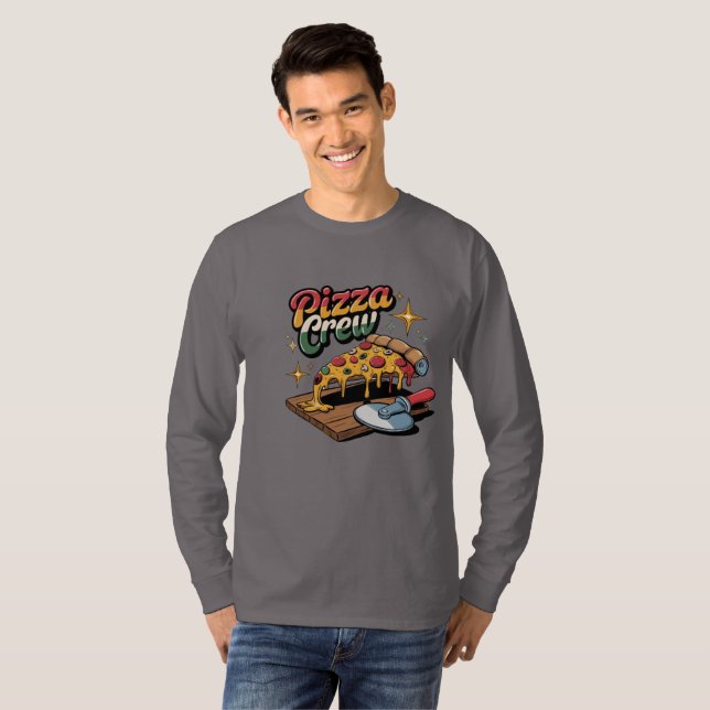 Pizza-Crew T-Shirt (Vorne ganz)