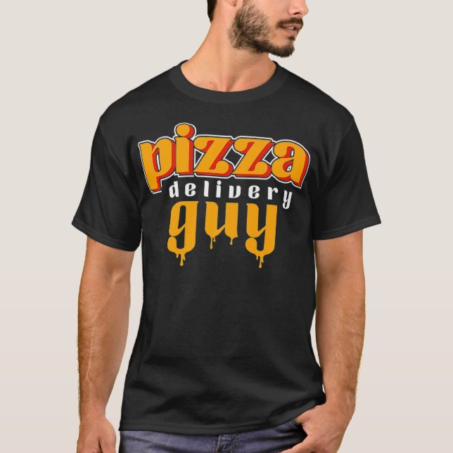 Pizza Delivery Guy - Great Pizza Funny Quote Premi T-Shirt (Vorderseite)