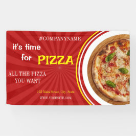 Pizza Delivery Pizza Café Pizza Restaurant geöffne Banner