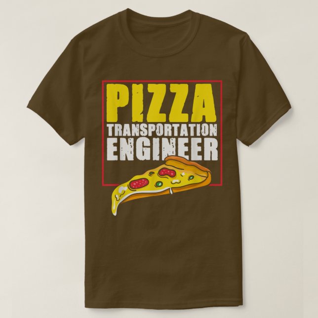 Pizza Delivery Typ Engineer T-Shirt (Design vorne)