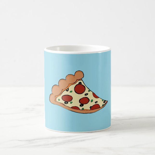 Pizza Design-Tasse Kaffeetasse (Mittel)