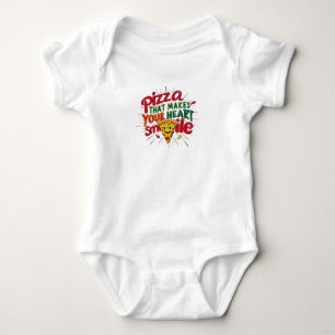 Pizza, die Ihr Herz zum Lächeln T - Shirt macht