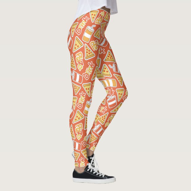 Pizza & Drink Leggings (Rechts)