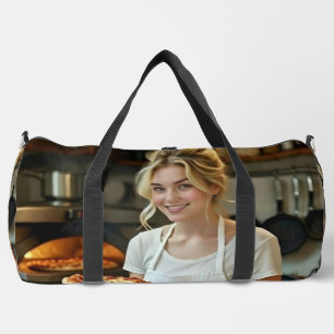 Pizza-Essen-Foto Personalisieren Anpassen Duffle Bag