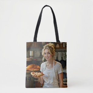Pizza-Essen-Foto personalisieren anpassen Tasche