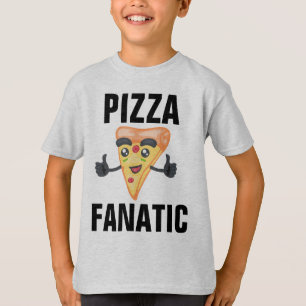 PIZZA-FANATISCHE LUSTIGE JUNGEN T-SHIRTS