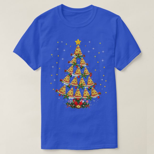 Pizza Fast Food Lover Xmas Geschenk Pizza Weihnach T-Shirt (Design vorne)