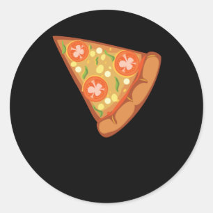Pizza Favorite Food Runder Aufkleber