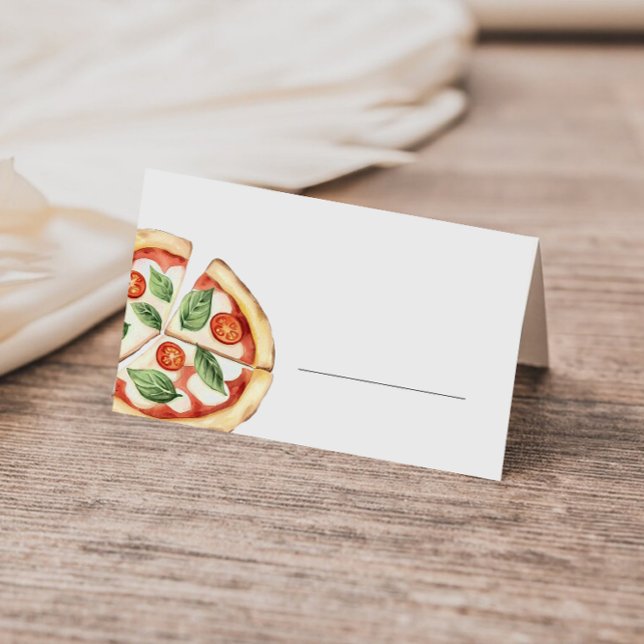Pizza Fill in Buffet Place Card Platzkarte (Von Creator hochgeladen)
