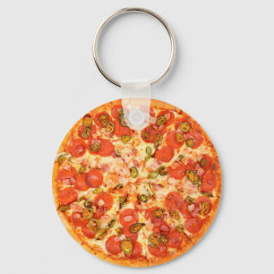 Pizza Food Key Chain Schlüsselanhänger