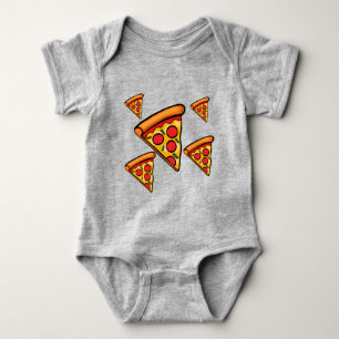 Pizza Friday Design - Baby Jersey Bodysuit Baby Strampler