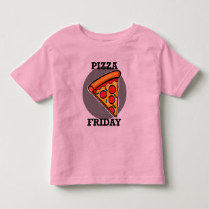 Pizza Friday Design - Kleinkind Fine Jersey T - Sh Kleinkind T-shirt