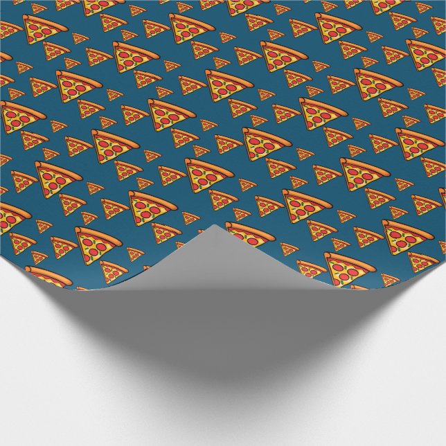 Pizza Friday Design - Matte Wrapping Paper Geschenkpapier (Ecke)