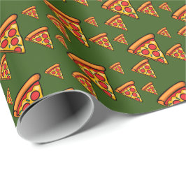 Pizza Friday Design - Matte Wrapping Paper Geschenkpapier