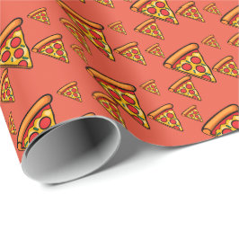 Pizza Friday Design - Matte Wrapping Paper Geschenkpapier