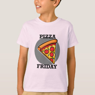 Pizza Friday Design - T-shirt de base pour enfants