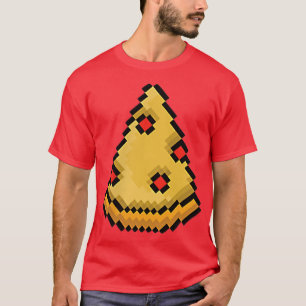 Pizza Funny Fast Food Piel Art Video Gamer Gaming T-Shirt