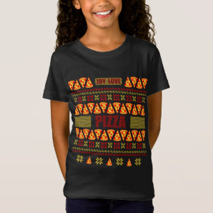 Pizza Funny Ugly Sweater Pizza Lover Christmas Gif T-Shirt