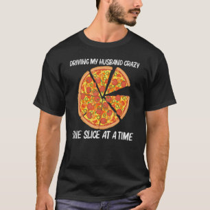 Pizza für Frauen Mama Italienische Pizza Slice Foo T-Shirt