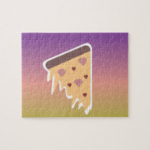 Pizza für Käseliebhaber Ombre Farbverlauf Farbige