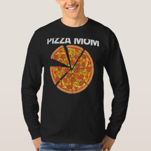Pizza für Mama Mutter Italienische Pizza Slice Foo T-Shirt