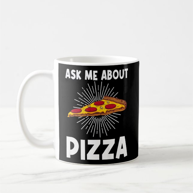 Pizza für Männer Frauen Kinder Italienische Pizza  Kaffeetasse (Links)
