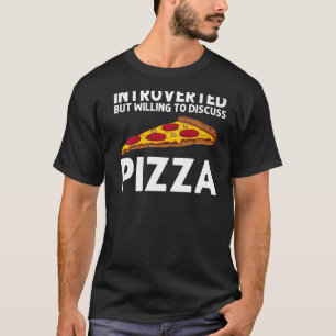 Pizza für Männer Italienische Pizza Pepperoni T-Shirt