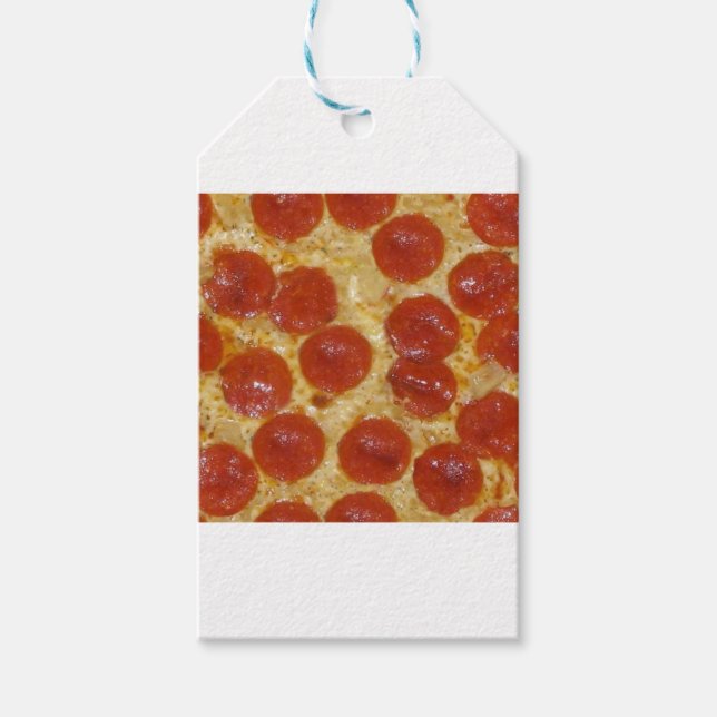 Pizza Geschenkanhänger (Vorderseite)