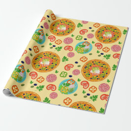 Pizza Geschenkpapier