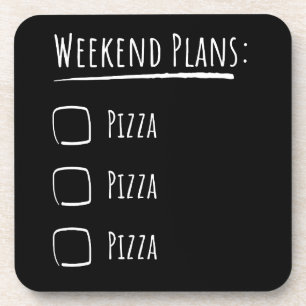 Pizza Getränkeuntersetzer